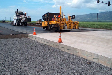 TAR CONCRETE ROAD